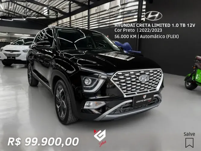 Hyundai Creta Limited 1.0 TB 12V Flex AUT 2023
