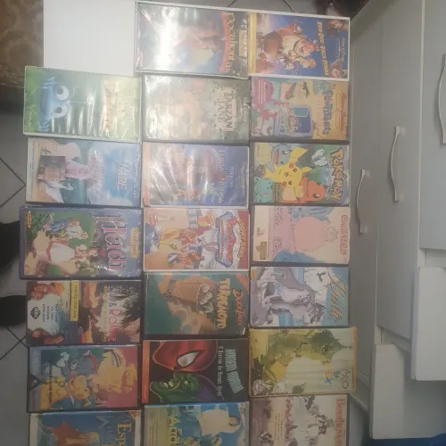 Fitas VHS infantil. Monte seu combo de 4 unidades.