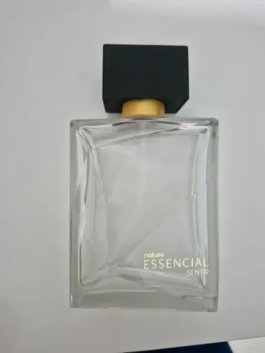 Vidro Perfume Vazio Essencial Sentir Natura (Ainda Com Cheiro)