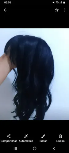 PERUCA PRETA NOVÍSSIMA PERFEITA USEI SOMENTE UMA UNICA VEZ