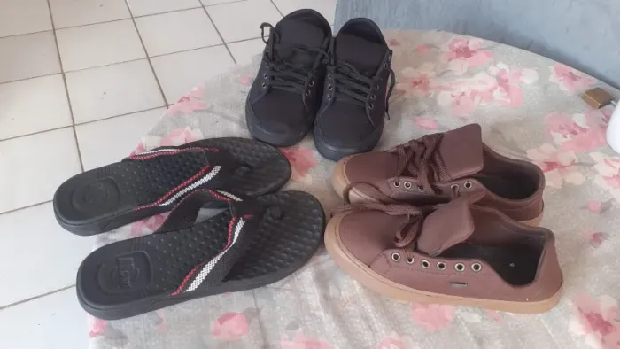 Combo 2 Sapatênis + 1 Sandália NOVOS