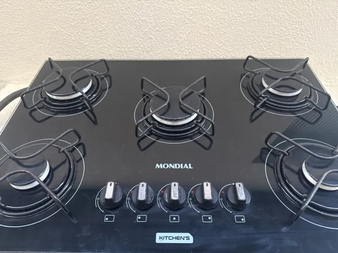 Cooktop semi novo 5 bocas