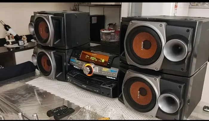 Aparelho de som Mini system Sony zux9 zux 9 ... Aiwa Philips gradiente jvc cce Sharp pione