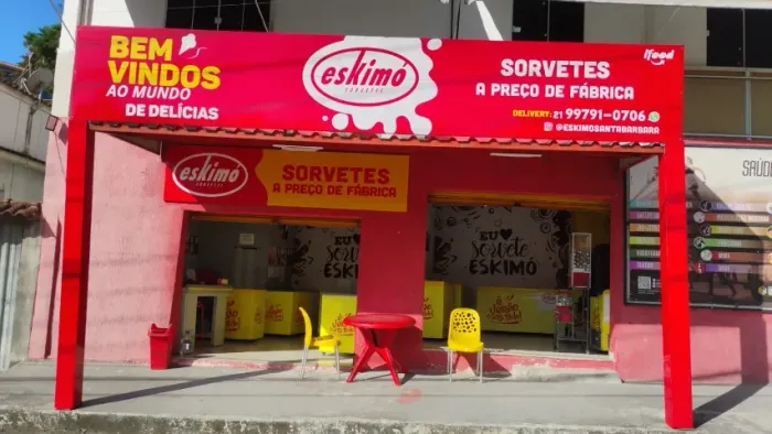 LOJA ESKIMÓ SORVETES EM SANTA BÁRBARA  - NITERÓI 