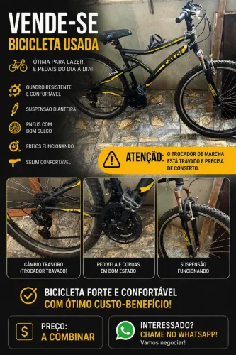 Bicicleta caloi andes aro26