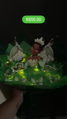 Buquê princesas borboletas