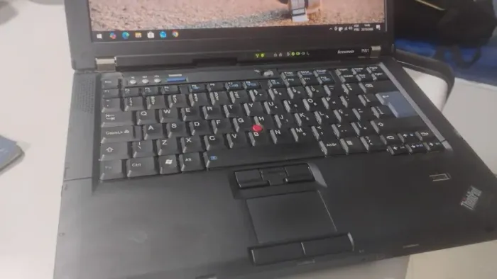 Notebook lenovo R61 Core2Duo 4gb HD de 160 Bateria dura 40 minutos