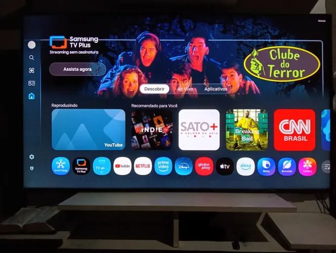 TVSamsung 50 Crystal UHD 4K <br>Povo chora .<br>E já levei golpes .<br>Infelizmente é issoSSamsmasj