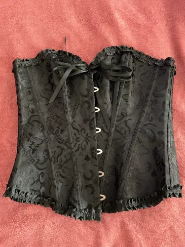 Corset vintage preto