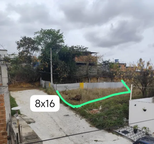 Vendo ou troco terreno em santíssimo