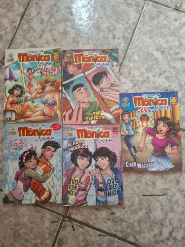 Lote gibis turma da Mônica jovem