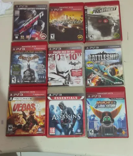 Jogos ps3 e 4