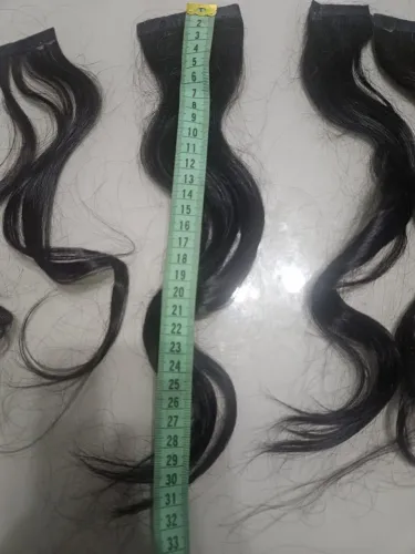 Cabelo ondulado natural 34cm