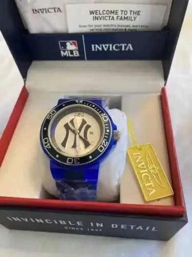 Relógio Invicta MLB New York Yankees masculino 50mm