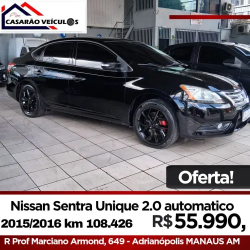 Nissan Sentra Unique 2.0 Flex Fuel 16V Aut. 2016