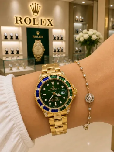 Rolex Submariner Cravejado