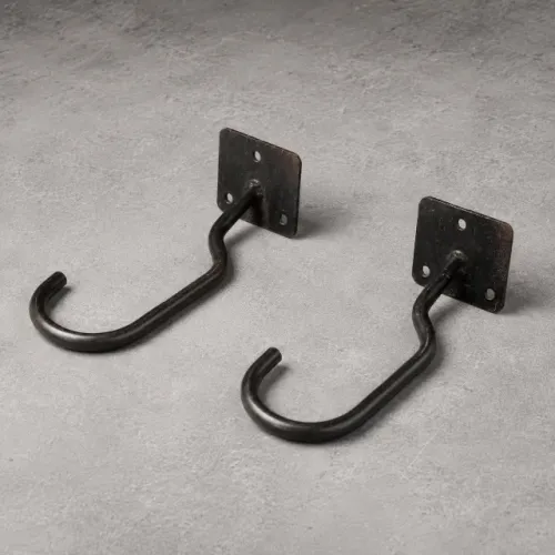 Par de Ganchos de Parede para Bicicleta em Metal