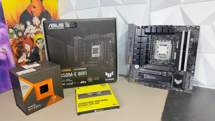KIT AM5 Ryzen 7 7800X3D. 32GB. B650M - R$ 5.550 PIX