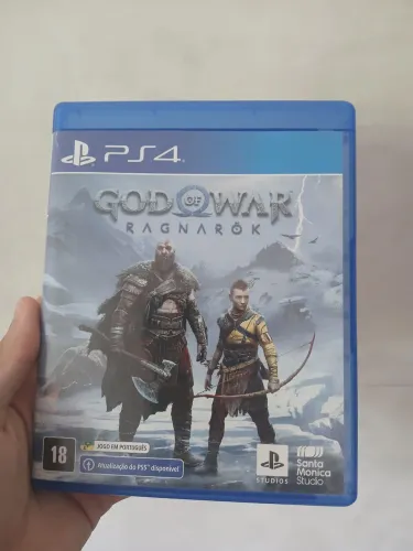 God of War Ragnarök PS4 - Mídia Física Original (2 Discos)
