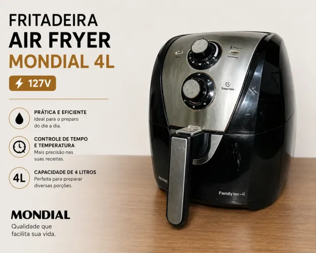 Fritadeira Air Freyer Mondial 4L 127v