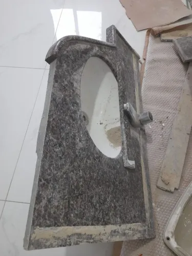 2 Pias de Mármore 90x50cm para Banheiro