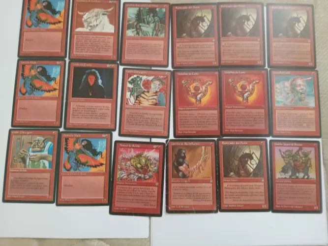 Lote de cartas do Magic Gathering 