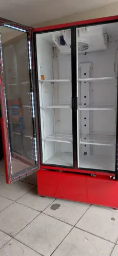 Expositora dupla coca cola linda entrego