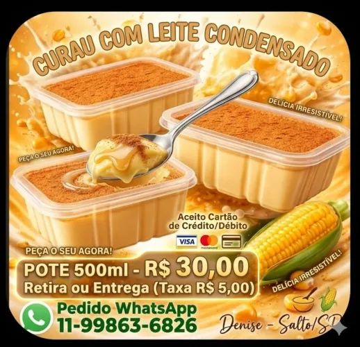 Curau com Leite Condensado 
