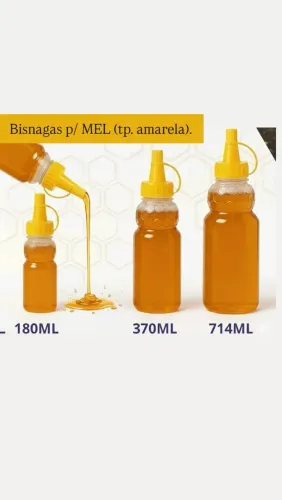 Kit de BISNAGAS P/ MEL de 180, 370 E 714 ml.