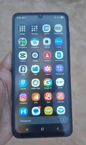 Celular galáxy A07 LANÇAMENTO 8DE RAM 256GB UMA SEMANA QUE COMPREI SEM MARCA DE USO 