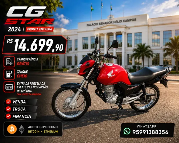 ? HONDA CG 160 START 2024 ?  ? ABAIXO DA FIPE