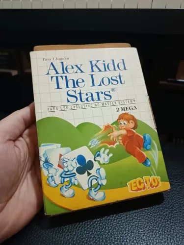 Alex Kidd The Lost Stars - Master System ** Versão COMPLETO ** Caixa Papelão