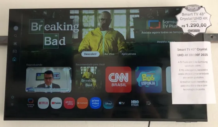 SAMSUNG SMART TV 43 Crystal UHD 4K