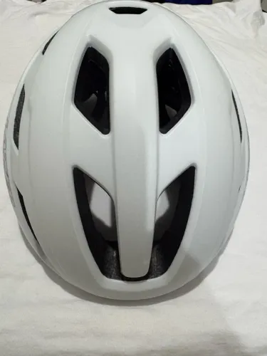Capacete de Ciclismo Lazer Strada KinetiCore Branco Fosco tamanho Grande 58 - 61