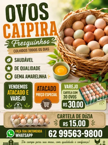 Ovos Caipira 