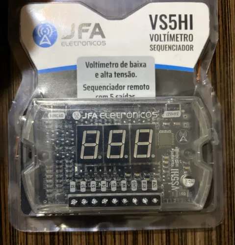 Vende-se Voltímetro Sequenciador JFA VS5HI - novo