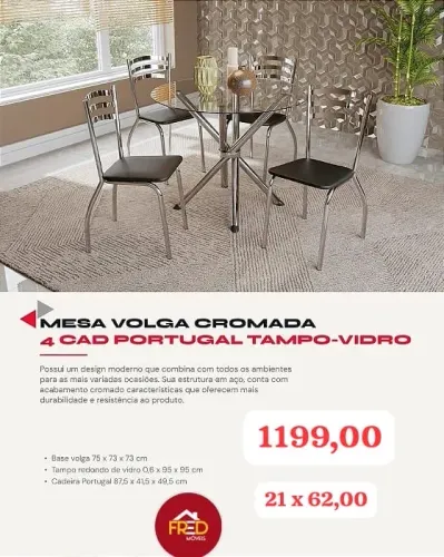 Mesa de jantar mega oferta