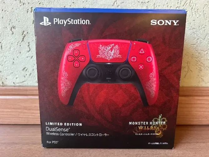 Controle DualSense PS5 Monster Hunter Wilds Edição Limitada