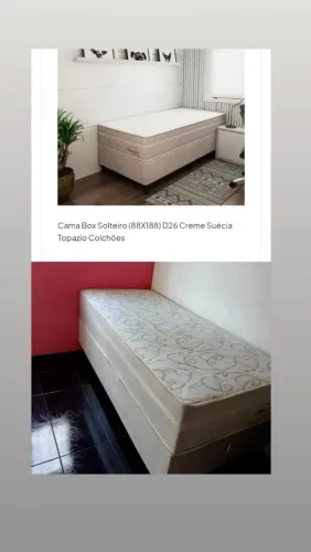 Cama box solteiro 