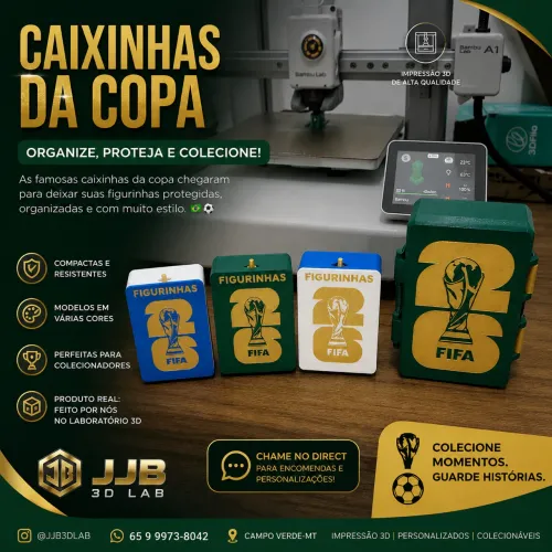 Caixinhas Figurinhas da Copa