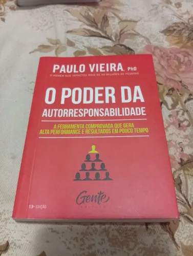 Livro: O Poder da Autorresponsabilidade - Paulo Vieira (Semi-novo)