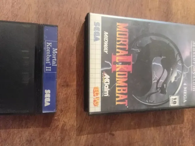 Cartucho Master System Mortal Kombat 2