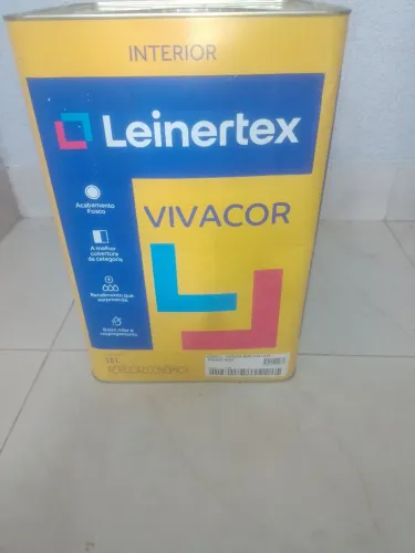 Tinta leinertex Branco neve fosca 18 litros valor 150 $