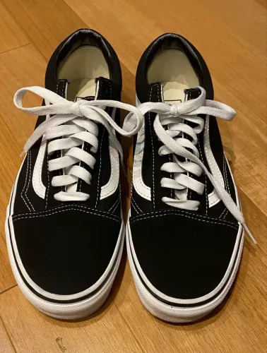 Tenis Vans old preto e branco