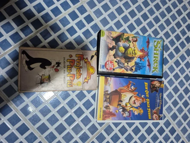 3 VHS usadas