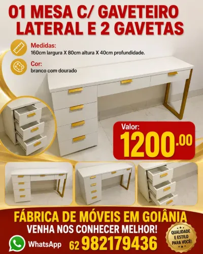 Mesa para nail design ou manicures