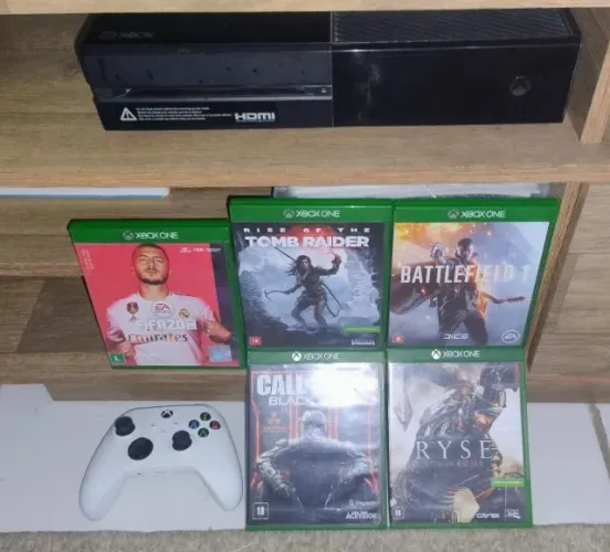 Xbox One, 1 controle e 5 Jogos