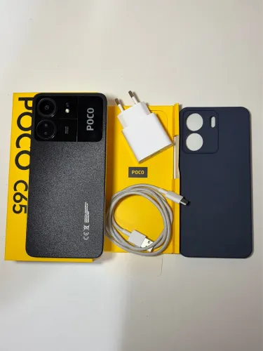 POCO C65 Black 128GB / 6GB RAM - Apenas 2 Semanas de Uso (Praticamente Novo)