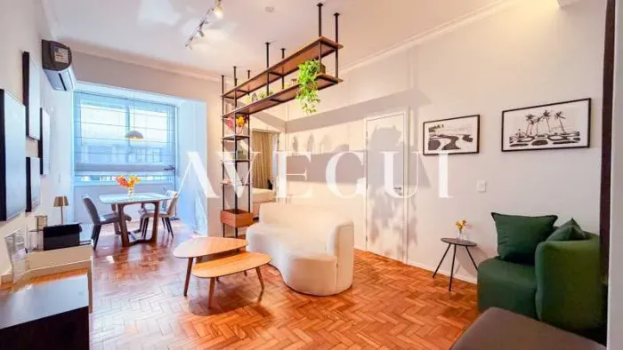 Apartamento à venda em Ipanema - 2 suítes, porteira fechada.