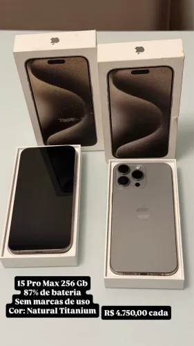 15 pro max 256Gb